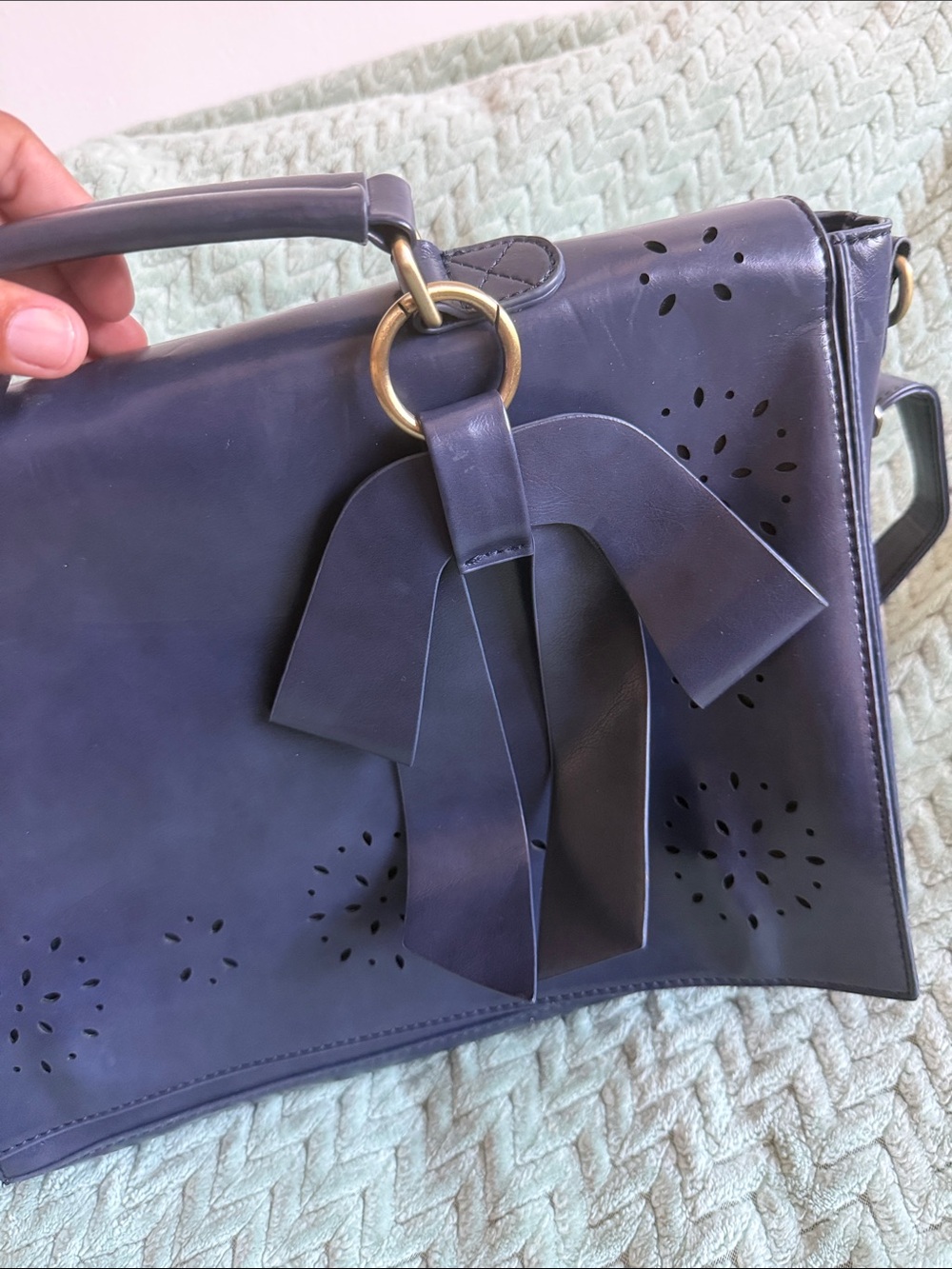 ECOSUSI Vegan Leather Laptop Briefcase 💼 Bag - Picture 5 of 7